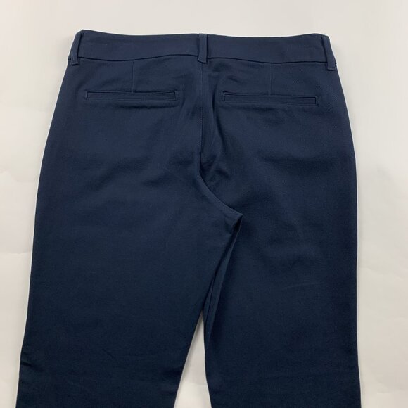 Old Navy Uniform Blue Stretch Canvas High Rise Skinny Pixie Pant 6 - Picture 7 of 7